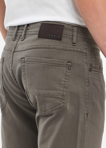 Серо-бежевые демисезонные слим джинсы Trend Collection