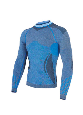 Комплект термобелья Hanna Style геометрический синий спортивный шерсть, полиамид