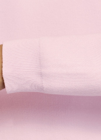 Свитшот Oodji - Прямой крой надпись розовый кэжуал трикотаж - (172590301)
