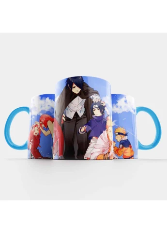 Чашка Gifty Саске Сакура и Наруто взрослые и дети - Naruto 330 мл (254914206)