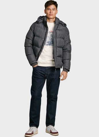 Серая зимняя куртка Pepe Jeans