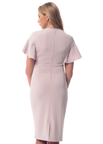 Бежева кежуал сукня GENEVIE однотонна