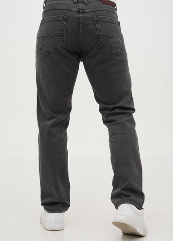 Серые демисезонные слим джинсы Trend Collection