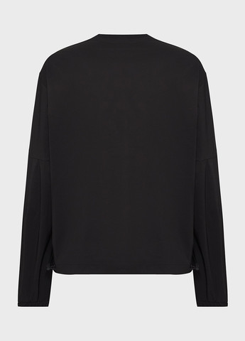 Черный свитшот PRPY однотонный нашивки (332382343)