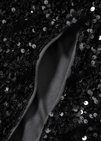 Черное вечернее платье с открытыми плечами, с открытой спиной SHEIN однотонное