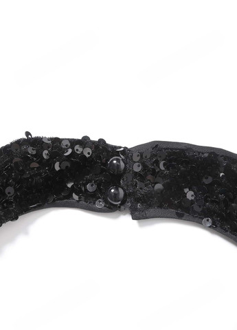 Черное вечернее платье с открытыми плечами, с открытой спиной SHEIN однотонное