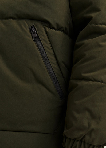 Оливковая (хаки) зимняя куртка Jack & Jones