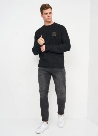 Чорний джемпер,чорний, JACK&JONES