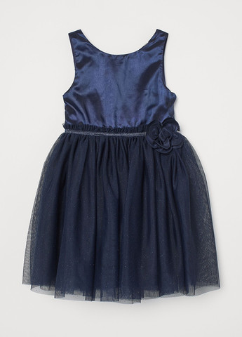 Тёмно-синее платье H&M (267727677)