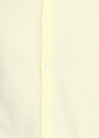 Лимонная кэжуал рубашка однотонная Cos с коротким рукавом