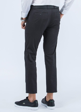 Черные кэжуал демисезонные укороченные, зауженные брюки Lacoste