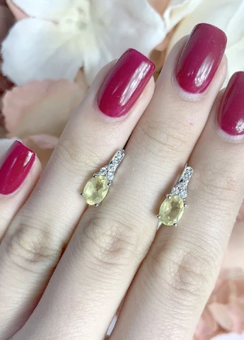 Сережки Silver Flame (152533694)