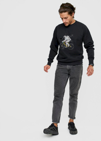 Черный свитшот мужской YAPPI рисунок (250563668)