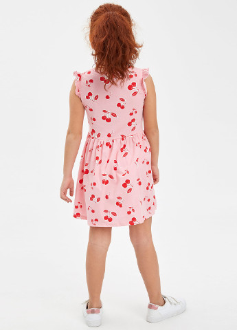 Розовое кэжуал платье DeFacto