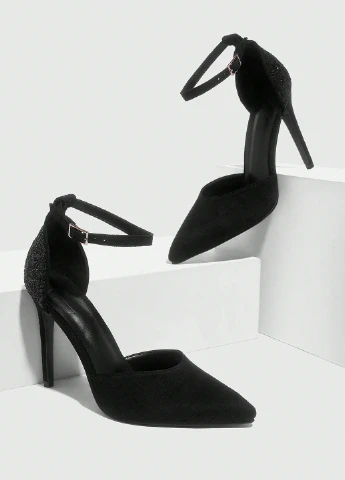 SHEIN Туфлі д'орсей чорний з штучна замша, китай — демісезон (366090800)