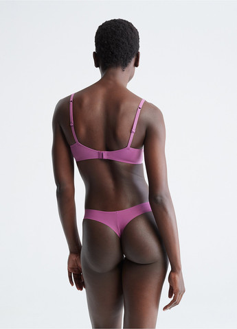 Темно-розовый демисезонный комплект (бюстгальтер, трусики) Calvin Klein