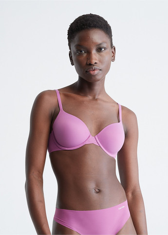 Темно-рожевий демісезонний комплект (бюстгальтер, трусики) Calvin Klein