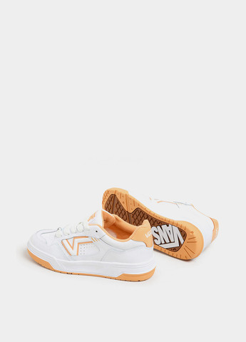 Белые кеды Vans с перфорацией, с белой подошвой