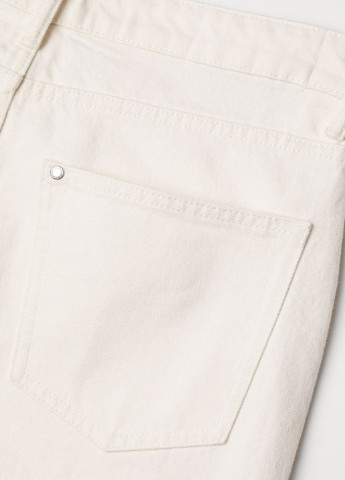 Белые демисезонные джинсы H&M