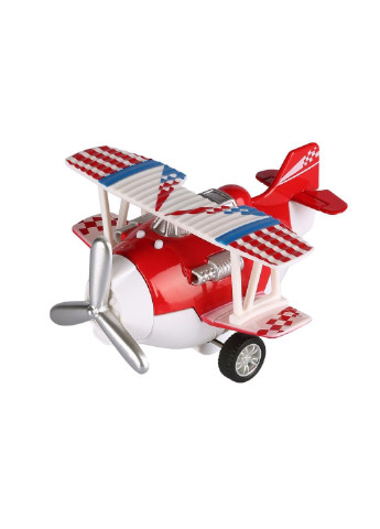 Спецтехніка Літак металевий інерційний Aircraft червоний зі світлом (SY8012Ut-3) Same Toy (254071952)