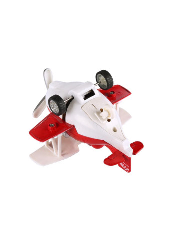 Спецтехніка Літак металевий інерційний Aircraft червоний зі світлом (SY8012Ut-3) Same Toy (254071952)