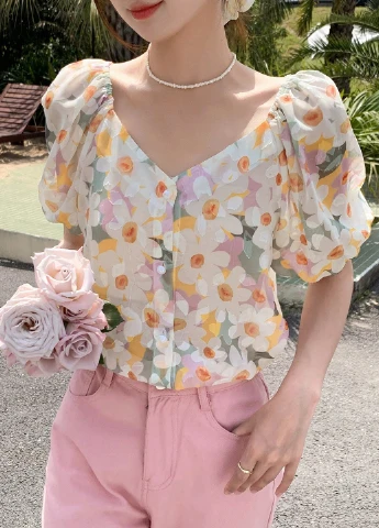 Комбінована блуза SHEIN