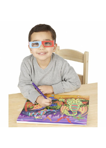 Набір для творчості 3D розмальовка для хлопчиків (MD9964) Melissa&Doug (249599403)