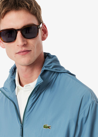 Блакитна демісезонна куртка Lacoste