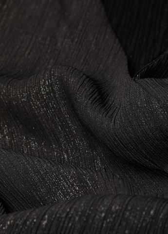 Черное вечернее платье а-силуэт H&M меланжевое