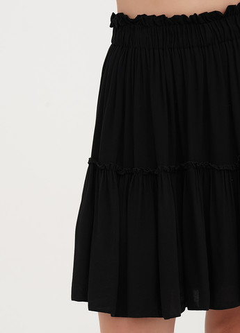 Черная кэжуал однотонная юбка Imperial клешированная