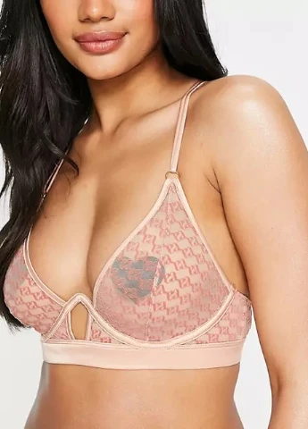 Бежевий бюстгальтер Asos