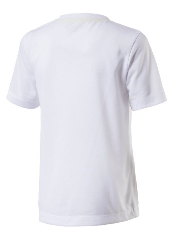 Белая летняя футболка с коротким рукавом Energetics