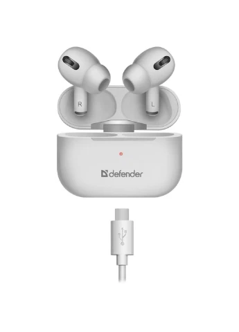 Наушники (63636) Defender Twins 636 TWS Pro Bluetooth White (253547666)
