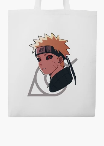 Еко сумка шоппер біла Ітачі Учіха (Itachi Uchiha) (9227-2822-WT2) Еко сумка шоппер біла 41*35 см MobiPrint (221683062)