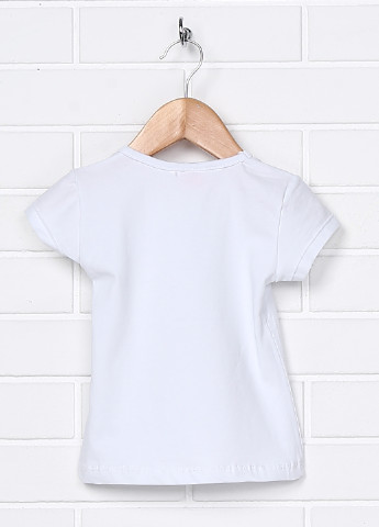 Біла літня футболка з коротким рукавом Degacci