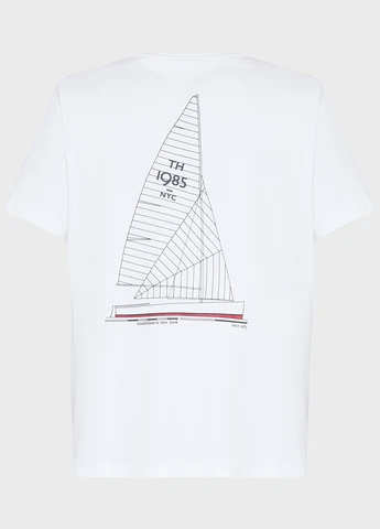 Белая футболка Tommy Hilfiger