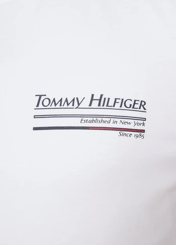 Белая футболка Tommy Hilfiger