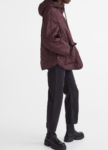 Темно-бордовая демисезонная куртка H&M