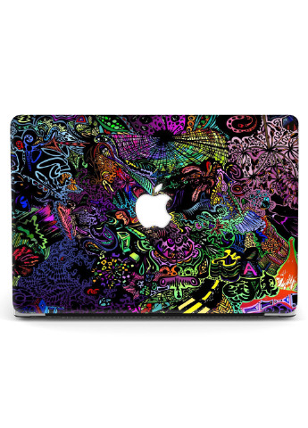 Чехол пластиковый для Apple MacBook Pro 15 A1707 / A1990 Абстракция Психоделик (Abstraction Psychedelic) (9649-2710) MobiPrint (219123989)