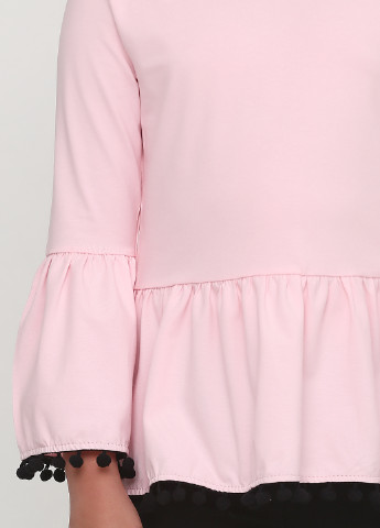 Розовая однотонная блузка Vidoli демисезонная