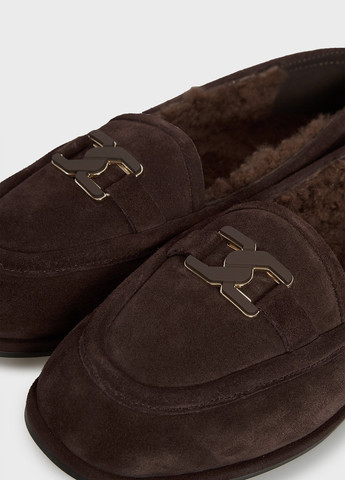 PRPY Туфлі темно-коричневий з натуральна замша, китай — зима (361270820)