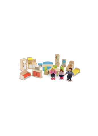 Игровой набор Кукольный домик с подъемником и мебелью (MD2462) Melissa&Doug (254076154)