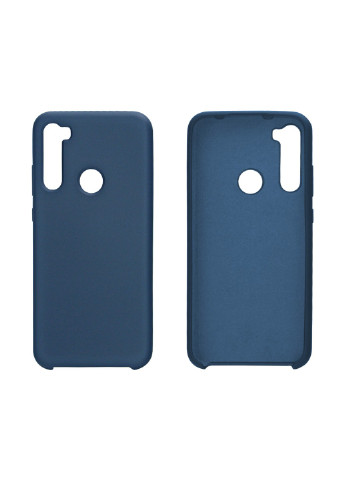 Чехол (Velvet) для (синий) Intaleo Xiaomi Redmi Note 8 синий