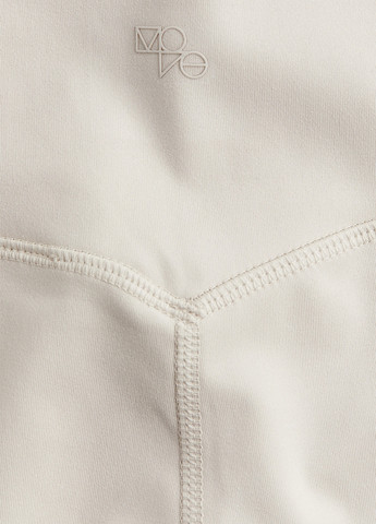 Светло-бежевые демисезонные леггинсы H&M