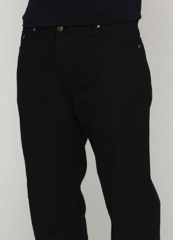 Черные кэжуал демисезонные прямые брюки Firmato