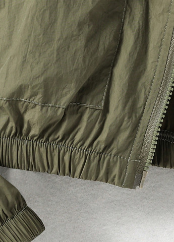 Оливкова (хакі) демісезонна куртка SHEIN