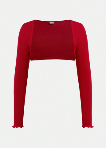 Красный летний комплект (болеро, платье) SHEIN