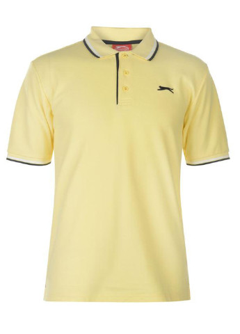 Светло-желтая футболка-поло для мужчин Slazenger с логотипом