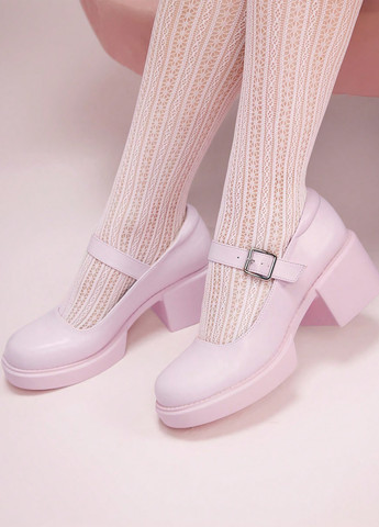 SHEIN Туфлі мері джейн світло-рожевий з штучна шкіра, китай — демісезон (322984632)