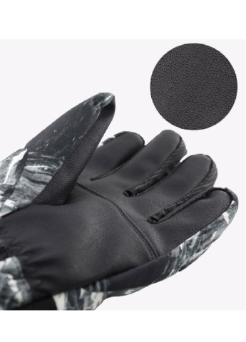 Зимние непродуваемые велосипедные лыжные перчатки спортивные сенсорные (472782-Prob) L Чёрно белые Francesco Marconi (250376078)